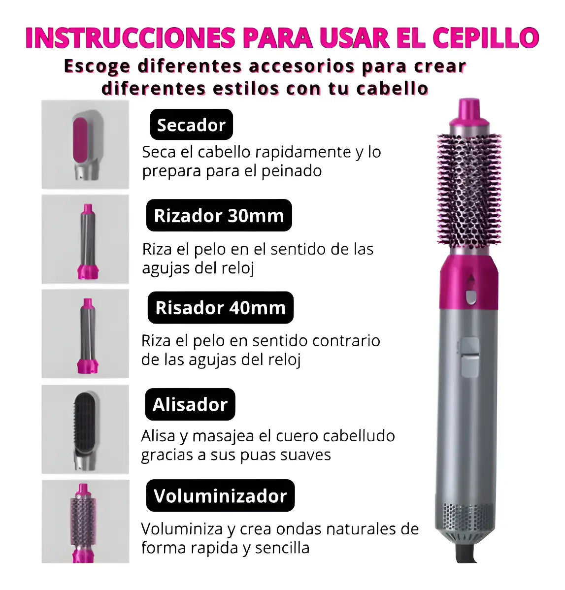 Secador 5 en 1